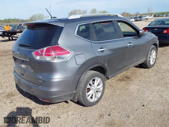 ✅ 2015 Nissan Rogue SV • VIN: 5N1AT2MT3FC905234 • Лот: 42105991. Опубликован ранее на IAAI с пробегом 154 617 миль. Бесплатный доступ к архиву аукционных продаж из США и подробный отчёт об истории автомобиля на DreamBid. Изображение 4.