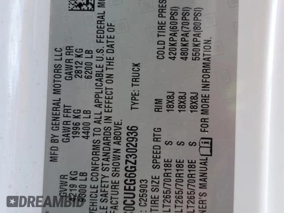 ✅ 2016 Chevrolet Silverado 2500HD Work Truck • VIN: 1GC0CUEG6GZ302936 • Lot: 66422055. Listed on Copart with 98,256 mi. Free auction sales archive from the USA and detailed vehicle history report at DreamBid. Image 12.