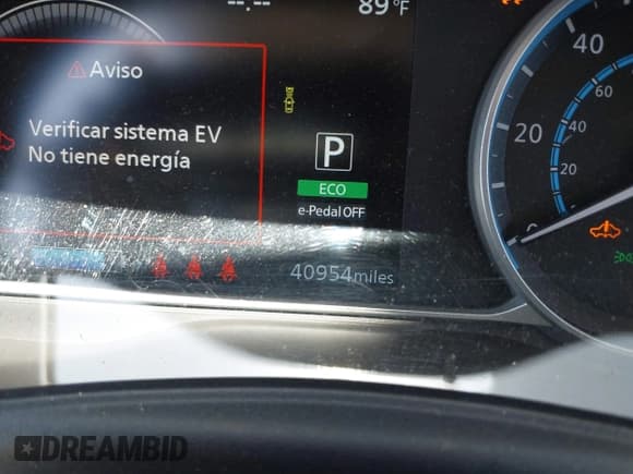 ✅ 2022 Nissan LEAF S • VIN: 1N4AZ1BV3NC564052 • Lot: 42146270. Listed on IAAI with 40,954 mi. Free auction sales archive from the USA and detailed vehicle history report at DreamBid. Image 16.