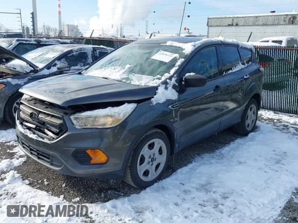 ✅ 2017 Ford Escape S • VIN: 1FMCU0F79HUC51220 • Lot: 43870711. Listed on IAAI with 197,159 mi. Free auction sales archive from the USA and detailed vehicle history report at DreamBid. Image 2.