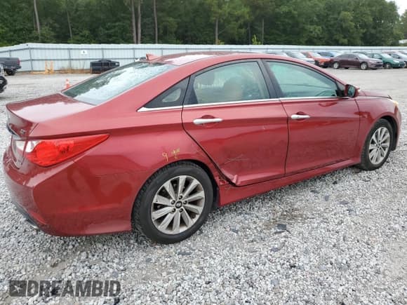 ✅ 2014 Hyundai Sonata Limited • VIN: 5NPEC4AB9EH945821 • Lot: 70688834. Listed on Copart with 116,991 mi. Free auction sales archive from the USA and detailed vehicle history report at DreamBid. Image 3.