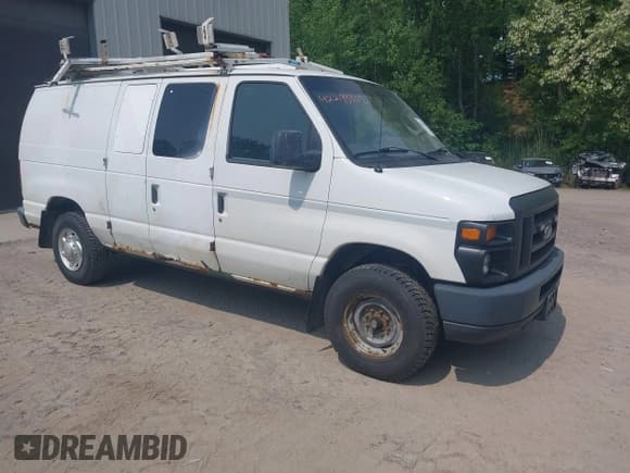 ✅ 2014 Ford Econoline Cargo Commercial • VIN: 1FTNE2ELXEDB13847 • Lot: 42293802. Listed on IAAI with 139,105 mi. Free auction sales archive from the USA and detailed vehicle history report at DreamBid. Image 1.