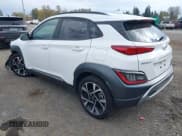 ✅ 2023 Hyundai Kona Limited • VIN: KM8K5CA32PU966756 • Lot: 43518131. Listed on IAAI with 34,961 mi. Free auction sales archive from the USA and detailed vehicle history report at DreamBid. Image 3.