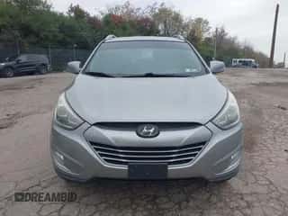 2014 Hyundai Tucson Limited with VIN KM8JU3AG2EU803572, listed as a IAAI auction lot 43608270 with 184,365 mi miles and . Bid and sale history available at DreamBid. Image 6.