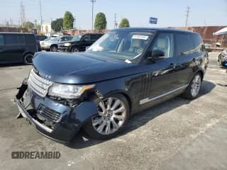 ✅ 2014 Land Rover Range Rover Supercharged • VIN: SALGS2EF2EA130308 • Lot: 91463445. Listed on Copart with 94,733 mi. Free auction sales archive from the USA and detailed vehicle history report at DreamBid. Image 1.