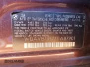 ✅ 2007 BMW 3 Series 335i • VIN: WBAVB73577PA87901 • Lot: 92416295. Listed on Copart with 206,488 mi. Free auction sales archive from the USA and detailed vehicle history report at DreamBid. Image 12.