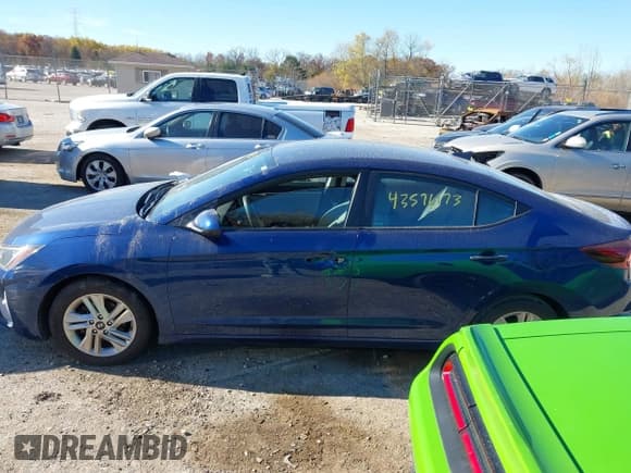 ✅ 2019 Hyundai Elantra SEL • VIN: 5NPD84LF4KH486013 • Lot: 43576173. Listed on IAAI with 104,321 mi. Free auction sales archive from the USA and detailed vehicle history report at DreamBid. Image 13.
