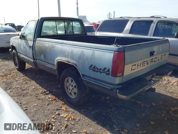 ✅ 1991 Chevrolet Silverado 1500 • VIN: 1GCDK14KXME109748 • Lot: 43690868. Wystawiony na IAAI z przebiegiem 204 438 mil. Bezpłatny archiwum sprzedaży aukcyjnych z USA i szczegółowy raport historii pojazdu na DreamBid. Zdjęcie 3.
