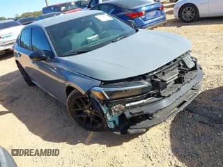 ✅ 2025 Honda Civic Sport • VIN: 2HGFE2F50SH591960 • Lot: 43529479. Listed on IAAI with 11,450 mi. Free auction sales archive from the USA and detailed vehicle history report at DreamBid. Image 1.