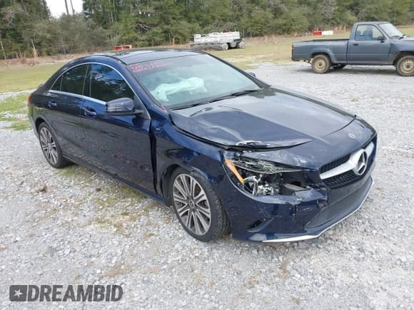 ✅ 2018 Mercedes-Benz CLA 250 • VIN: WDDSJ4EB5JN690538 • Lot: 43000023. Listed on IAAI with 75,178 mi. Free auction sales archive from the USA and detailed vehicle history report at DreamBid. Image 1.