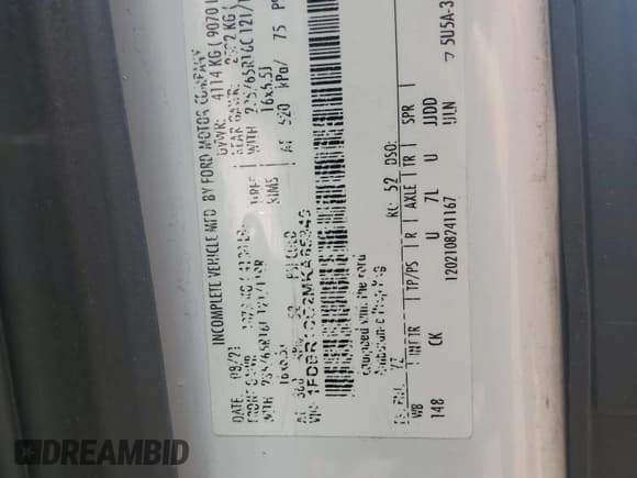 ✅ 2021 Ford Transit • VIN: 1FDBR1CG2MKA65340 • Lot: 56920445. Wystawiony na Copart z przebiegiem Nie podano. Bezpłatny archiwum sprzedaży aukcyjnych z USA i szczegółowy raport historii pojazdu na DreamBid. Zdjęcie 13.