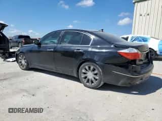 2010 Hyundai Genesis with VIN KMHGC4DE9AU080472, listed as a Copart auction lot 69432074 with 220,839 mi miles and Salvage title. Bid and sale history available at DreamBid. Image 2.