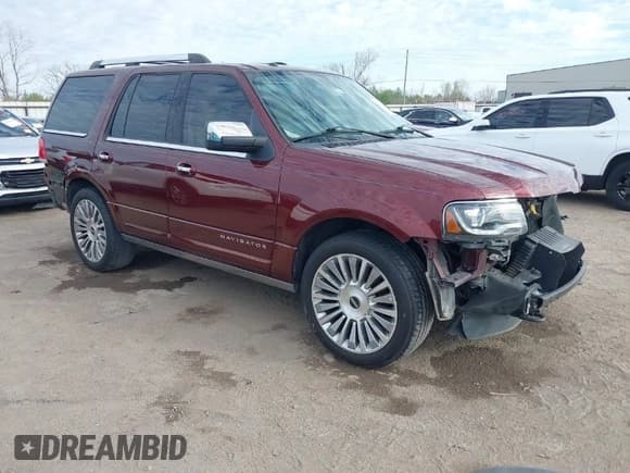 ✅ 2015 Lincoln Navigator • VIN: 5LMJJ2JT4FEJ12021 • Lot: 41880471. Wystawiony na IAAI z przebiegiem 104 979 mil. Bezpłatny archiwum sprzedaży aukcyjnych z USA i szczegółowy raport historii pojazdu na DreamBid. Zdjęcie 1.