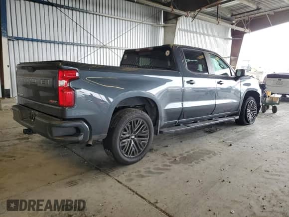2019 Chevrolet Silverado 1500 RST with VIN 1GCPWDEK0KZ238430, listed as a Copart auction lot 81879315 with 142,553 mi miles and Salvage title. Bid and sale history available at DreamBid. Image 3.