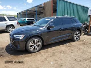 ✅ 2024 Audi Q8 e-tron Premium • VIN: WA14AAGE0RB036773 • Lot: 57806605. Listed on Copart with 8,104 mi. Free auction sales archive from the USA and detailed vehicle history report at DreamBid. Image 1.