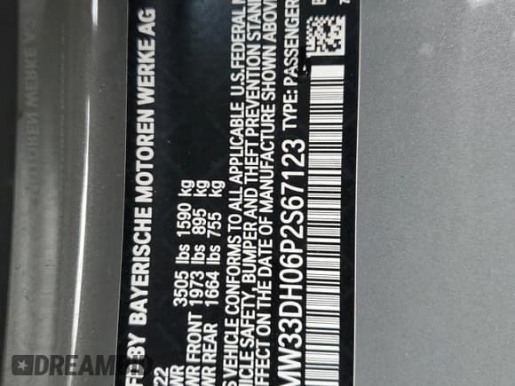 ✅ 2023 MINI Hardtop Cooper • VIN: WMW33DH06P2S67123 • Lot: 91711805. Listed on Copart with 59,339 mi. Free auction sales archive from the USA and detailed vehicle history report at DreamBid. Image 12.