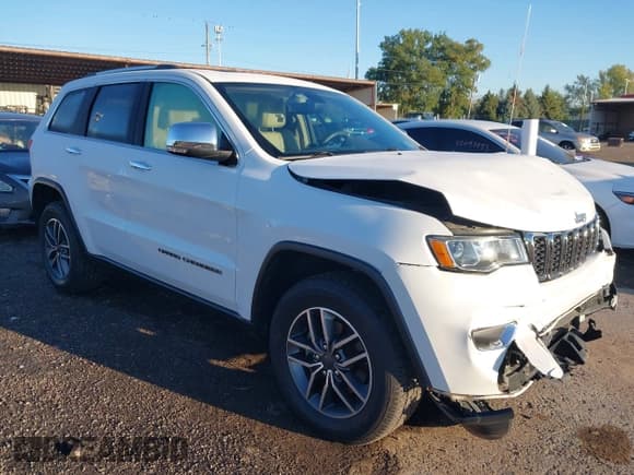✅ 2020 Jeep Grand Cherokee Limited • VIN: 1C4RJFBG7LC173213 • Lot: 43405326. Listed on IAAI with 66,212 mi. Free auction sales archive from the USA and detailed vehicle history report at DreamBid. Image 1.