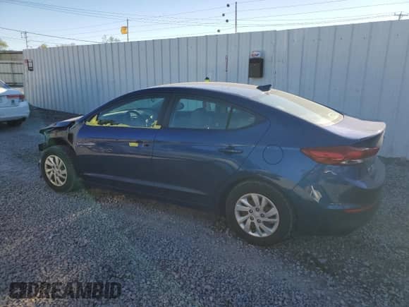 2017 Hyundai Elantra SE with VIN 5NPD74LF7HH089830, listed as a Copart auction lot 85665155 with 85,984 mi miles and Salvage title. Bid and sale history available at DreamBid. Image 2.