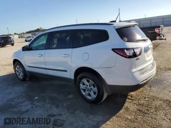 2017 Chevrolet Traverse LS z VIN 1GNKRFEDXHJ312305, wystawiony jako Copart lot #86783215 z przebiegiem 89 465 mil mil oraz Szkoda całkowita • Salvage title. Historia ofert i sprzedaży dostępna na DreamBid. Obrazek 2.
