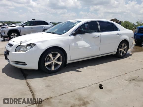 ✅ 2012 Chevrolet Malibu 1LT • VIN: 1G1ZC5E05CF384968 • Lot: 60885534. Listed on Copart with 153,651 mi. Free auction sales archive from the USA and detailed vehicle history report at DreamBid. Image 1.
