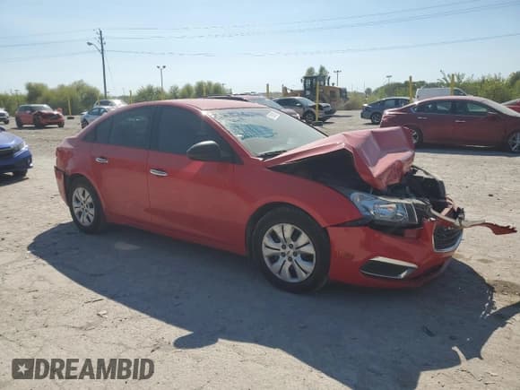 ✅ 2015 Chevrolet Cruze LS • VIN: 1G1PA5SH2F7206392 • Lot: 71945605. Listed on Copart with 118,136 mi. Free auction sales archive from the USA and detailed vehicle history report at DreamBid. Image 4.