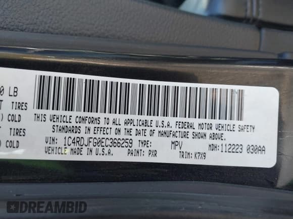 ✅ 2014 Dodge Durango Pursuit • VIN: 1C4RDJFG0EC366259 • Lot: 40561891. Wystawiony na IAAI z przebiegiem 141 726 mil. Bezpłatny archiwum sprzedaży aukcyjnych z USA i szczegółowy raport historii pojazdu na DreamBid. Zdjęcie 9.