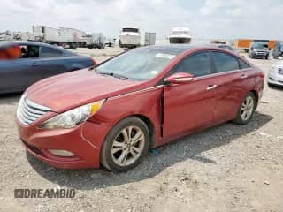 2013 Hyundai Sonata Limited with VIN 5NPEC4AC6DH595765, listed as a Copart auction lot 57640875 with 179,738 mi miles and Salvage title. Bid and sale history available at DreamBid. Image 1.