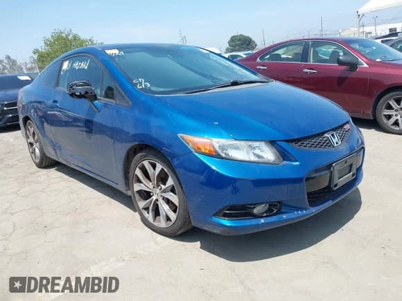 ✅ 2012 Honda Civic Si • VIN: 2HGFG4A55CH703912 • Lot: 42486132. Listed on IAAI with Not provided. Free auction sales archive from the USA and detailed vehicle history report at DreamBid. Image 1.