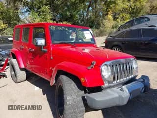 ✅ 2017 Jeep Wrangler Unlimited Sahara • VIN: 1C4HJWEG6HL518746 • Lot: 43528562. Listed on IAAI with 124,601 mi. Free auction sales archive from the USA and detailed vehicle history report at DreamBid. Image 1.