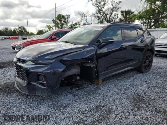 2021 Chevrolet Blazer RS с VIN 3GNKBERS5MS529079, выставлен на аукционе Copart как лот 61943485 с пробегом 60 924 миль миль и Списание • Salvage title. История ставок и продаж доступна на DreamBid. Изображение 1.