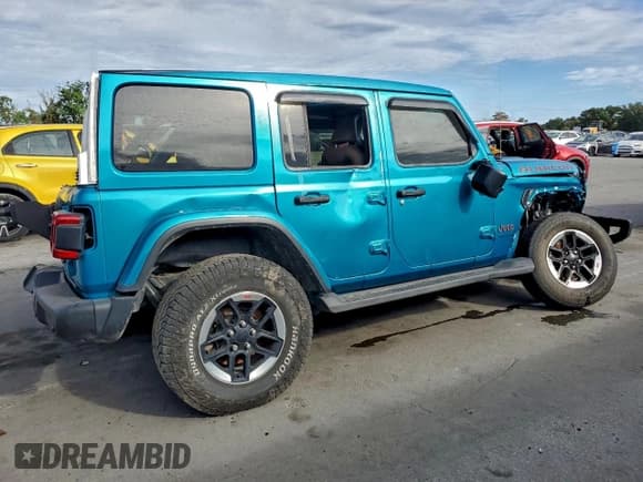 ✅ 2020 Jeep Wrangler Unlimited Rubicon • VIN: 1C4HJXFG3LW326633 • Лот: 94922285. Опубликован ранее на Copart с пробегом 53 991 миль. Бесплатный доступ к архиву аукционных продаж из США и подробный отчёт об истории автомобиля на DreamBid. Изображение 3.