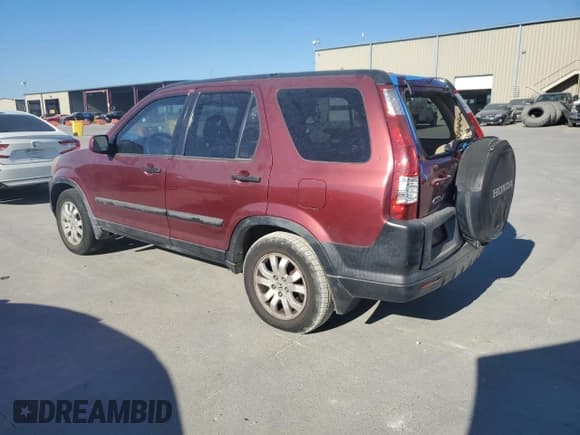 ✅ 2006 Honda CR-V EX • VIN: JHLRD68826C027753 • Lot: 86465455. Listed on Copart with 138,873 mi. Free auction sales archive from the USA and detailed vehicle history report at DreamBid. Image 2.