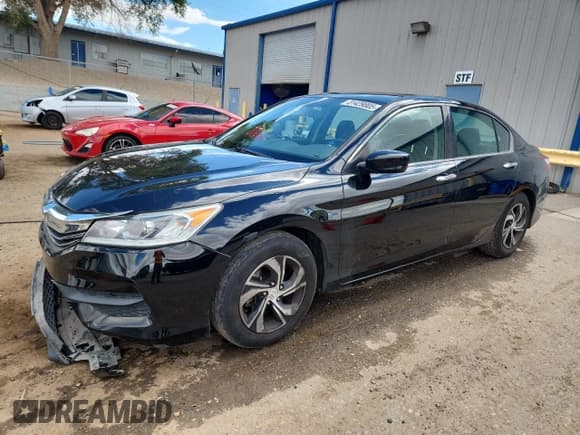 ✅ 2017 Honda Accord LX • VIN: 1HGCR2F32HA256213 • Лот: 81429805. Опубликован ранее на Copart с пробегом 78 811 миль. Бесплатный доступ к архиву аукционных продаж из США и подробный отчёт об истории автомобиля на DreamBid. Изображение 1.