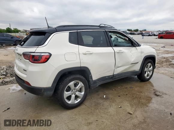 ✅ 2019 Jeep Compass Latitude • VIN: 3C4NJDBB2KT703341 • Lot: 55974345. Listed on Copart with 54,822 mi. Free auction sales archive from the USA and detailed vehicle history report at DreamBid. Image 3.