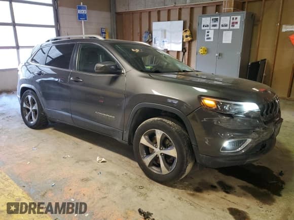 ✅ 2019 Jeep Cherokee Limited • VIN: 1C4PJMDX5KD137246 • Lot: 45379505. Listed on Copart with 103,330 mi. Free auction sales archive from the USA and detailed vehicle history report at DreamBid. Image 4.