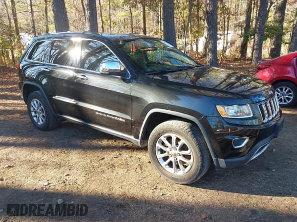 ✅ 2014 Jeep Grand Cherokee Limited • VIN: 1C4RJEBG7EC115891 • Lot: 43793158. Listed on IAAI with 135,810 mi. Free auction sales archive from the USA and detailed vehicle history report at DreamBid. Image 1.