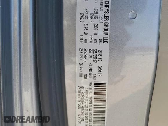 ✅ 2015 Dodge Grand Caravan SE • VIN: 2C4RDGBG4FR647983 • Lot: 82428085. Wystawiony na Copart z przebiegiem 126 627 mil. Bezpłatny archiwum sprzedaży aukcyjnych z USA i szczegółowy raport historii pojazdu na DreamBid. Zdjęcie 13.