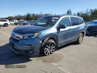 ✅ 2021 Honda Pilot EX-L • VIN: 5FNYF6H53MB053206 • Lot: 68887015. Listed on Copart with 37,679 mi. Free auction sales archive from the USA and detailed vehicle history report at DreamBid. Image 1.