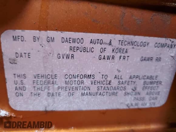 2006 Chevrolet Aveo LT z VIN KL1TG66626B531812, wystawiony jako Copart lot #87252674 z przebiegiem 106 440 mil mil oraz Szkoda całkowita • Salvage title. Historia ofert i sprzedaży dostępna na DreamBid. Obrazek 14.