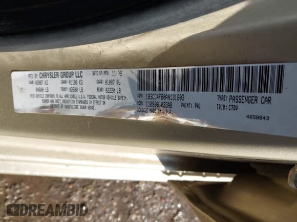 ✅ 2010 Dodge Avenger SXT • VIN: 1B3CC4FB0AN131603 • Лот: 41220543. Опубликован ранее на IAAI с пробегом 331 973 миль. Бесплатный доступ к архиву аукционных продаж из США и подробный отчёт об истории автомобиля на DreamBid. Изображение 9.