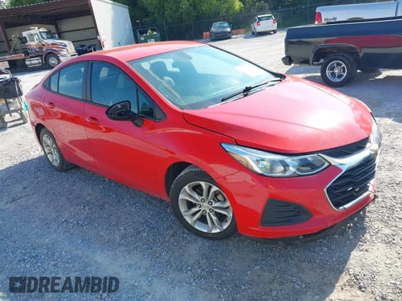 ✅ 2019 Chevrolet Cruze LS • VIN: 1G1BC5SM0K7107548 • Lot: 43170884. Listed on IAAI with 96,864 mi. Free auction sales archive from the USA and detailed vehicle history report at DreamBid. Image 1.