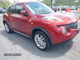✅ 2014 Nissan Juke S • VIN: JN8AF5MV7ET484233 • Lot: 42146327. Listed on IAAI with 106,477 mi. Free auction sales archive from the USA and detailed vehicle history report at DreamBid. Image 1.