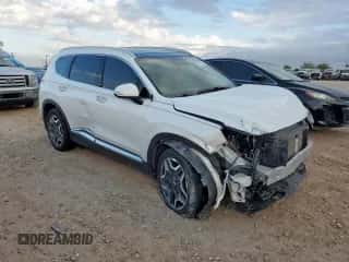 2022 Hyundai Santa Fe Limited with VIN 5NMS4DAL9NH459869, listed as a Copart auction lot 80551075 with 43,056 mi miles and Salvage title. Bid and sale history available at DreamBid. Image 4.