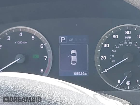 ✅ 2016 Hyundai Sonata SE • VIN: 5NPE24AF9GH373254 • Lot: 39455195. Listed on IAAI with 106,224 mi. Free auction sales archive from the USA and detailed vehicle history report at DreamBid. Image 7.