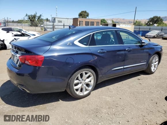 ✅ 2018 Chevrolet Impala Premier • VIN: 1G1125S31JU122727 • Лот: 60983564. Опубликован ранее на Copart с пробегом 85 061 миль. Бесплатный доступ к архиву аукционных продаж из США и подробный отчёт об истории автомобиля на DreamBid. Изображение 3.