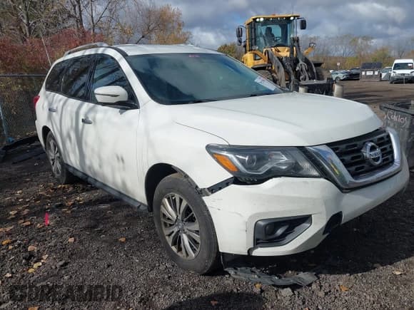 ✅ 2018 Nissan Pathfinder S • VIN: 5N1DR2MN3JC618434 • Lot: 43515967. Listed on IAAI with 134,198 mi. Free auction sales archive from the USA and detailed vehicle history report at DreamBid. Image 1.