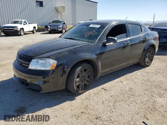 ✅ 2012 Dodge Avenger SE • VIN: 1C3CDZAB1CN276608 • Лот: 79030234. Опубликован ранее на Copart с пробегом 141 069 миль. Бесплатный доступ к архиву аукционных продаж из США и подробный отчёт об истории автомобиля на DreamBid. Изображение 1.