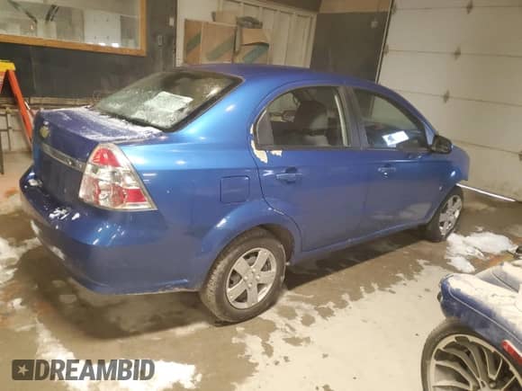 2009 Chevrolet Aveo 1LT z VIN KL1TD56E49B617993, wystawiony jako Copart lot #41340425 z przebiegiem 127 460 mil mil oraz Szkoda całkowita • Salvage title. Historia ofert i sprzedaży dostępna na DreamBid. Obrazek 3.