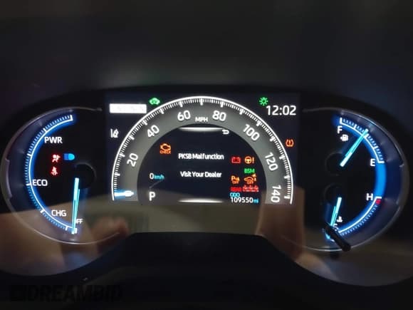 ✅ 2019 Toyota RAV4 Hybrid XSE • VIN: JTMEWRFV1KJ013364 • Lot: 43530245. Listed on IAAI with 109,550 mi. Free auction sales archive from the USA and detailed vehicle history report at DreamBid. Image 7.