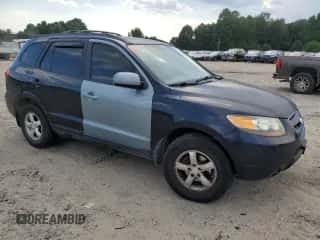 2007 Hyundai Santa Fe GLS with VIN 5NMSG73D57H081986, listed as a Copart auction lot 69657374 with 156,365 mi miles and Salvage title. Bid and sale history available at DreamBid. Image 4.